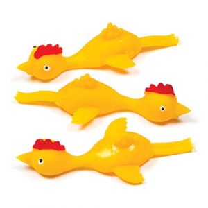 Baker Ross Jouets Extensibles en forme de Poulets - Lot de 5, Loisirs Créatifs pour Enfants (AG639)
