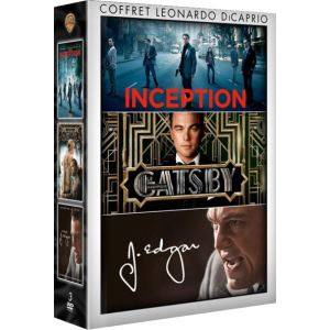 Coffret Leonardo DiCaprio : Inception + Gatsby le Magnifique + J. Edgar