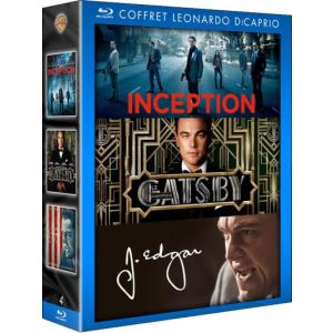 Image de Coffret Leonardo DiCaprio : Inception + Gatsby le Magnifique + J. Edgar