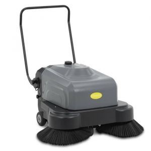 Balayeuse professionnelle sans fil 4 000 m²/h avec 2 brosses de 46 cm