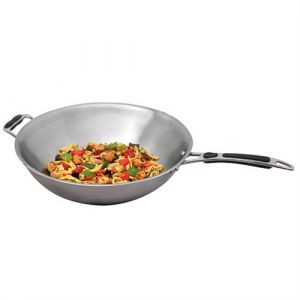 Po&ecirc;le Wok &Oslash; 360 mm pour Wok &agrave; Induction en Acier Inox Mastro