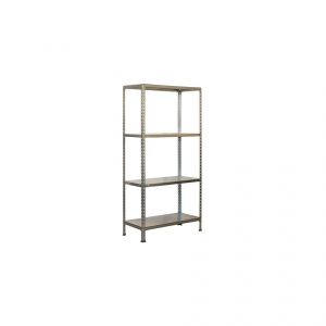 Simon Rack Etagère 4 niveaux 440 Kg L. 800 x Ht. 1600 x P. 400 mm KIT ECOCLICK MINI 4/400 GALVA - 777100026168044 - Simonclick