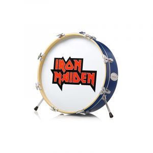 Iron Maiden NUMSKULL - Lampe en Forme de Grosse Caisse avec Logo du Groupe