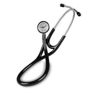 Pulox Kardiologie Stethoskop - Profi-Stethoskop mit Doppelkopf aus Edelstahl