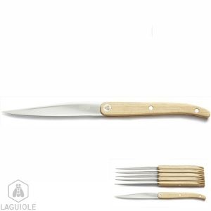 Laguiole Le couteau Cristal luxe, manche bois