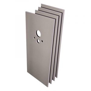 Grohe Pack WC B&acirc;ti autoportant + Cuvette Architectura sans bride + Plaque chrome + Set habillage (ProjectArchitectura2-1-sabo)