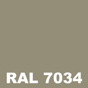 Peinture Mur Interieur - Metaltop - Gris jaune - RAL 7034 - Pot 20L