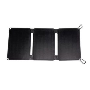 Denver Electronics Panneau solaire - Panneau solaire pliable - 20W - QC3.0 pour une charge rapide - Design fin - SOP10200 - Noir