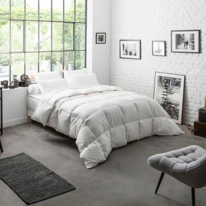 Image de Dodo Couette Chaude 70% duvet de canard neuf - Blanc - 200x200 cm