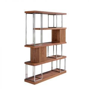 Étagère Design 4 Niveaux "Marcia" 170cm Marron Prix