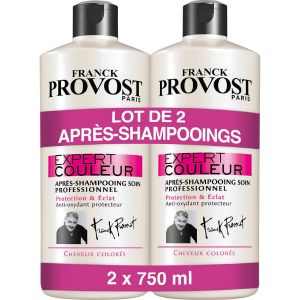 Franck Provost Après-shampooing Expert Couleur - Les 2 Flacons de 750 ml