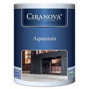 Teinte aquastain base d'eau et micro pigments -pour veinage du bois 1L - BLACK 8996 CIRANOVA