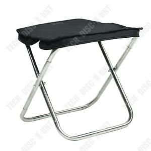 TD Sac à main extérieur tabouret pliant Portable en acier inoxydable chaise de pêche voyage métro file d'attente petit banc Maza