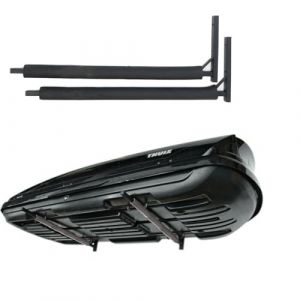 QLS Support de toit pour coffre de toit Support mural pour Boîte de rangement pour skis Amortisseur en mousse 825cm WSB.O 8442