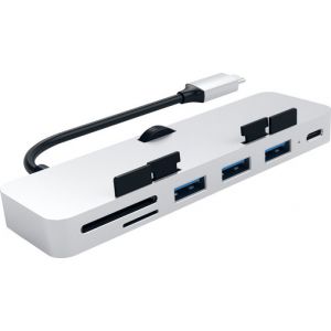 Satechi Aluminium Type-C Clamp Hub Pro argent - Hub USB-C pour iMac / iMac Pro