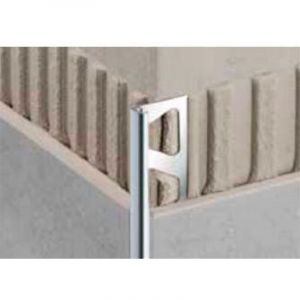 Profilé décoratif - JOLLY-A - Alu. laiton anodisé brossé - Hauteur : 12,5 mm - Longueur: 2,5 m