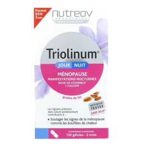Nutreov Triolinum ménopause jour / nuit - 120 gélules