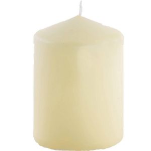 Ruedelafete Grande bougie cylindrique 10 cm, ivoire