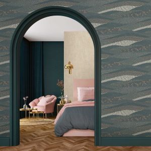 Lut&egrave;ce Rizi&egrave;re bleu, cuivr&eacute;