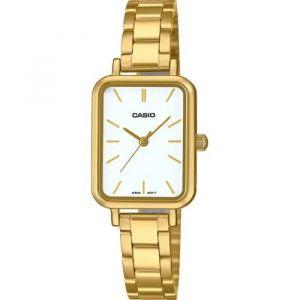 Casio Montre Pour Femme ¿ Style Classique Dore ¿ Cadran Blanc -Ltp-V009g-7eudf