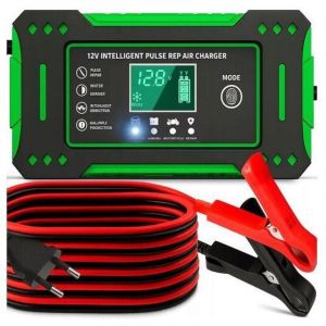 Chargeur de Batterie - KEANOVA - RECTIFIER NIU126-GREEN - 12V/24V 6A - Mode R&eacute;paration - &Eacute;cran LCD