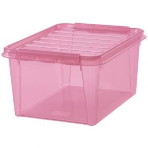 Smartstore smartstore boîte de rangement colour 31, 32 litres, rose noir