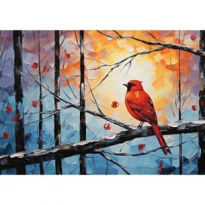 Trefl Puzzle 1000 pièces : Cardinal pacifique