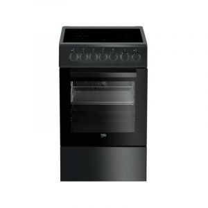 Beko Cuisiniere pose libre FSS57100GAC 4 foyers vitrocéramiques Four convection 65 L