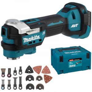 Makita DTM52ZJX2 Outil multifonction sans fil brushless, + batterie, + chargeur 18 V