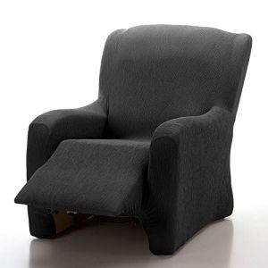 MAXIFUNDAS - Housse de Fauteuil Relax Pieds Ensemble Vega Noir