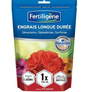 Image de Fertiligene Engrais Longue durée Osmocote max Géraniums, Dipladénias, Surfinias 700g