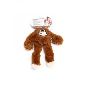 Gloria Jouet pour chien Miza Singe Marron
