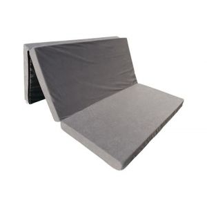 Image de Une chauffeusse pliable 180x120x8cm Matelas pliant Gris (1008)