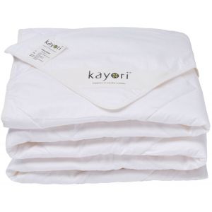 Couette d'&eacute;t&eacute; en bambou Kayori Ubashi 140x220 cm - Blanche - Respirante, antibact&eacute;rienne et r&eacute;gulatrice d'humidit&eacute; - Couette d'&eacute;t&eacute; pour une personne