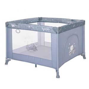 Image de Lorelli Matelas de voyage Game Zone - Ouverture latérale - Sac de transport pliable - Couleur : bleu clair