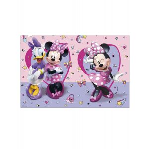 Image de Procos Nappe en plastique Minnie Junior 120 x 180 cm - Couleur Violet - Taille Taille Unique