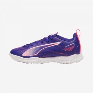 Puma Ultra 5 Play TT Jr Soccer Shoe, Lapis Lazuli White-Sunset Glow, 37 EU