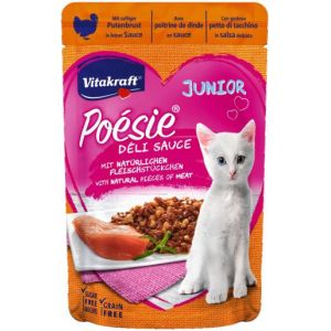 Vitakraft Sachets D&eacute;li Sauce Junior Avec Juteuse Poitrine De Dinde