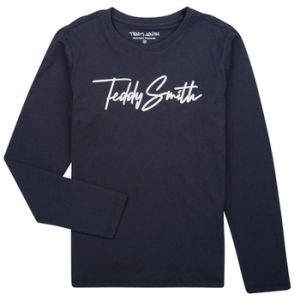 Teddy smith T-shirt enfant T-EVAN ML JR - Couleur 12 ans,14 ans,16 ans - Taille Marine