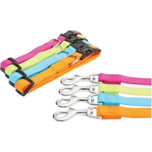 Zolux Laisse nylon 60 cm - 40 mm - turquoise