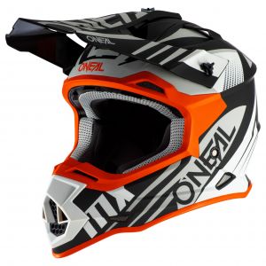 O'neal Casque cross 2SRS Spyde 2.0 noir/blanc/orange - L