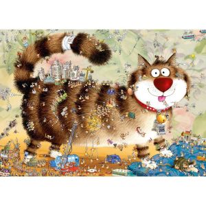 Heye Puzzle 1000 pièces : regarde attentivement le chat