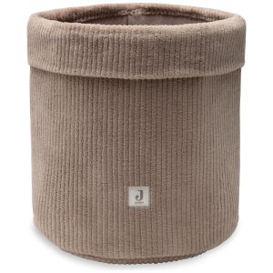 Jollein Panier de Rangement Cloudy Rib - Milky Coffee