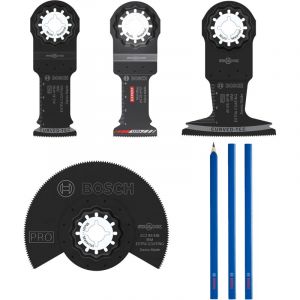 Bosch Jeu de lames de scie Starlock en mini L-Boxx avec crayons - 061599766V