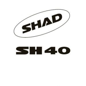 Shad Kit autocollant pour top case SH40 blanc
