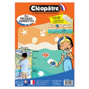 Cleopatre Fresque gommette La Mer