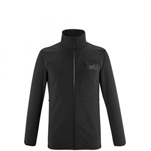 Millet Magma Shield JKT M - Veste Softshell pour Homme - Membrane Coupe-Vent - Randonn&eacute;e, Lifestyle - Noir, M