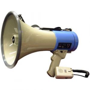 Power Acoustics MEGAPOWER 25M MP3 - MEGAPHONE 25W AVEC COMBINÉ ET SLOT MP3