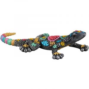 Signes Grimalt Figurine de L&eacute;zard D&eacute;corative en R&eacute;sine pour Jardin et Maison - Accessoire Ethnique pour D&eacute;coration Int&eacute;rieure et Ext&eacute;rieure