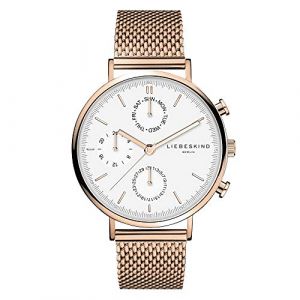 Liebeskind Berlin Femme Quartz Montre avec Bracelet en Acier Inoxydable LT-0193-MM